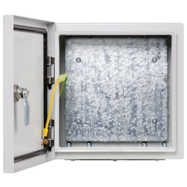 7b9250dfa6a992702409ca829285d68b Tripp Lite series SmartRack Outdoor Industrial Enclosure with Lock - NEMA 4, Surface Mount, Metal Construction, 10 x 10 x 10 in., Gray