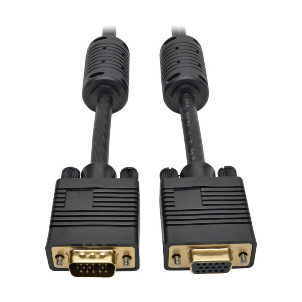 Tripp Lite series VGA High-Resolution RGB Coaxial Cable (HD15 M/F)), 3 ft. (0.91 m)