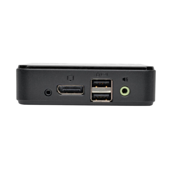 Tripp Lite series 2-Port DisplayPort KVM Switch 4K 60 Hz with Audio, Cables and USB Peripheral Sharing