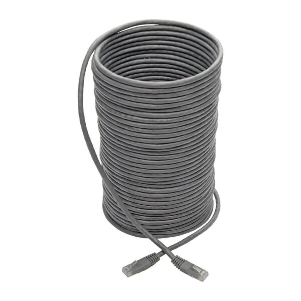 Tripp Lite series Cat6 Gigabit Molded (UTP) Ethernet Cable (RJ45 M/M), PoE, Gray, 50 ft. (15.24 m)