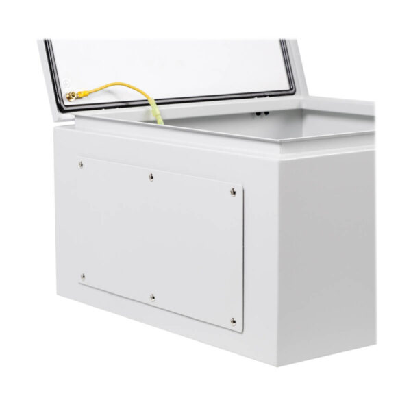 Tripp Lite series SmartRack Outdoor Industrial Enclosure with Lock - NEMA 4, Surface Mount, Metal Construction, 18 x 18 x 6 in., Gray