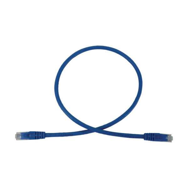 Tripp Lite series Cat6a 10G Snagless Molded UTP Ethernet Cable (RJ45 M/M), PoE, Blue, 3 ft. (0.9 m)