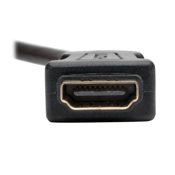 7cd5205d3ab7b0e2642f9ce1afabe981 Tripp Lite series High-Speed HDMI with Ethernet All-in-One Keystone/Panel Mount Coupler Cable (F/F), Angled Connector, 1 ft. (0.31 m)