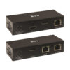 Tripp Lite series DisplayPort over Cat6 Extender Kit, Transmitter and Receiver with Repeater, 4K, 4:4:4, PoC, 230 ft. (70.1 m), TAA