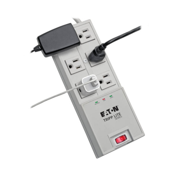 7d068c7117738c165801774e2cf3ddd0 Tripp Lite series Protect It! 6-Outlet Surge Protector, 6 ft. (1.8 m) Cord, 2420 Joules