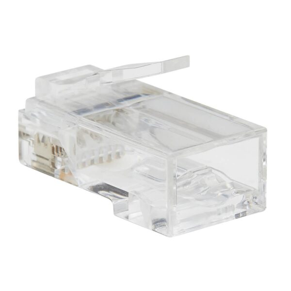 Tripp Lite series Cat6 RJ45 Pass-Through UTP Modular Plug, 50 Pack, TAA