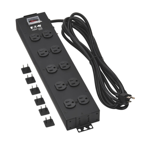 7d2c4213a751827ce51426a8a6565c68 Tripp Lite series Industrial Power Strip, 10-Outlet, 15 ft. (4.6 m) Cord, Large Plug Spacing