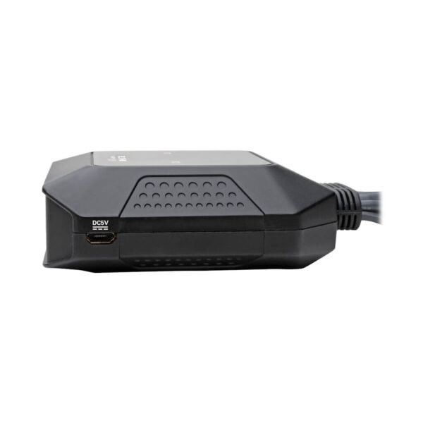 Tripp Lite series 2-Port DisplayPort 1.1/USB KVM Switch with Audio/Video, Built-In Cables, USB Peripheral Sharing