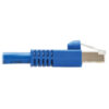 Tripp Lite series M12 X-Code Cat6a 10G F/UTP CMR-LP Shielded Ethernet Cable (M12 M/RJ45 M), IP68, PoE, Blue, 10 m (32.8 ft.)
