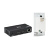 Tripp Lite series HDMI over Cat6 Extender Kit, Box Transmitter/Wall Plate Receiver, 4K 60 Hz, 4:4:4, IR, PoC, HDR, HDCP 2.2, 230 ft., TAA