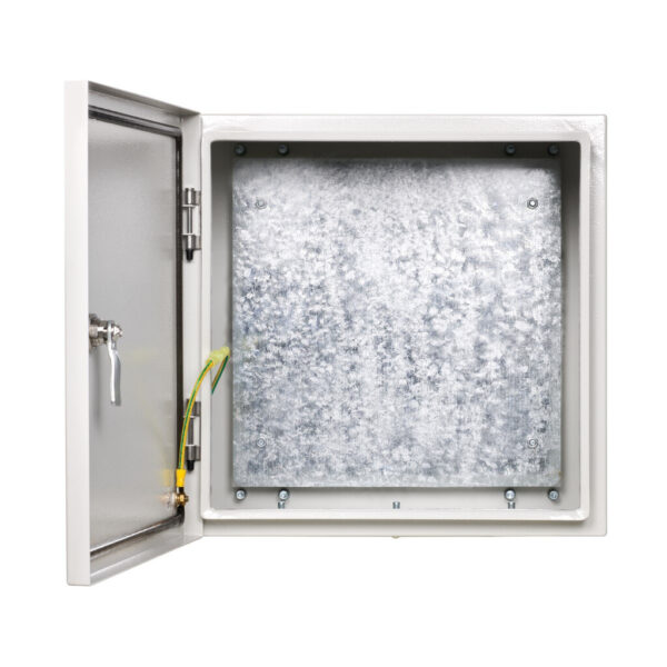 Tripp Lite series SmartRack Outdoor Industrial Enclosure with Lock - NEMA 4, Surface Mount, Metal Construction, 14 x 14 x 6 in., Gray