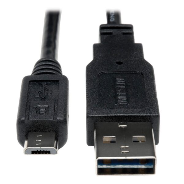 Tripp Lite series Universal Reversible USB 2.0 Cable (Reversible A to 5Pin Micro B M/M), 6 ft. (1.83 m)