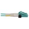 Tripp Lite series 400G Multimode 50/125 OM4 Switchable Fiber Optic Cable (Duplex LC-PC M/M), LSZH, Aqua, 5 m (16.4 ft.)