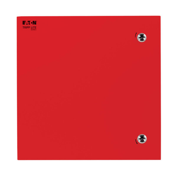Tripp Lite series SmartRack Outdoor Industrial Enclosure with Lock - NEMA 4, Surface Mount, Metal Construction, 18 x 18 x 10 in., Red