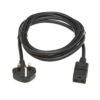 Tripp Lite series UK Computer Power Cord, BS 1363 to C19 - 13A, 250V, H05VV-F, 2.5 m (8.2 ft.), Black