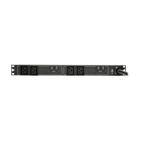 7e0d7ff43dd80eb9d818e9e6373edbe7 Tripp Lite series 5.8kW Single-Phase 200-240V Basic PDU, 4 C19 Outlets, NEMA L6-30P Input, 12 ft. (3.66 m) Cord, 1U Rack-Mount