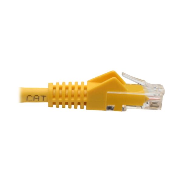 7e1ebc143e62b05c746683d89ddf5d30 Tripp Lite series Cat6 Gigabit Snagless Molded (UTP) Ethernet Cable (RJ45 M/M), PoE, Yellow, 6-in. (15.24 cm)