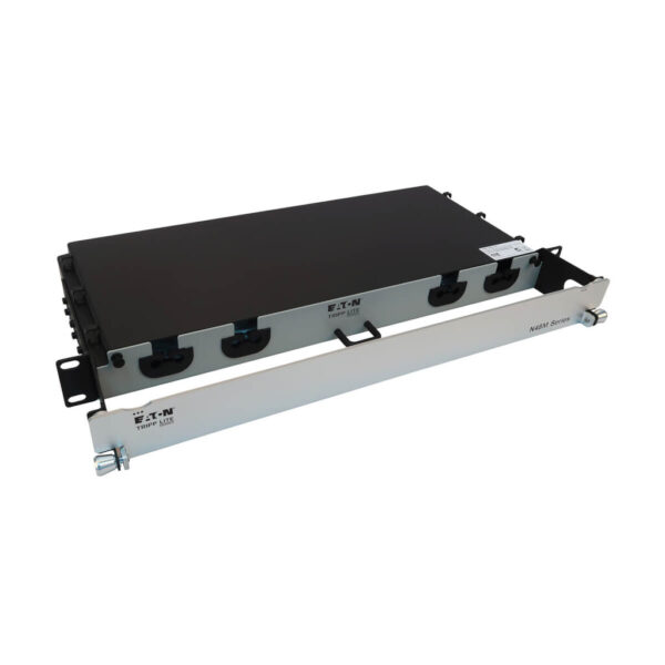 7e23911a56416336c04943890c3ca723 Tripp Lite series Preloaded Fiber Panel, 1U - 2x (12F MTP/MPO-PC to 4x LC Duplex F/M) 8F Trunk Cables, OM4 Multimode, 20 m (65.6 ft.)
