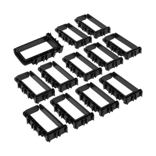 7e53915cac6431bb3b957b947e2a34c8 Tripp Lite series Cable Management Rings for Rack Enclosures - Button Mount, Small, 2 x 4 in., 12 Pack