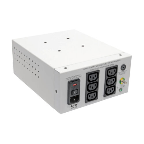 Tripp Lite series Isolator Series Dual-Voltage 115/230V 600W 60601-1 Medical-Grade Isolation Transformer, C14 Inlet, 6 C13 Outlets, TAA