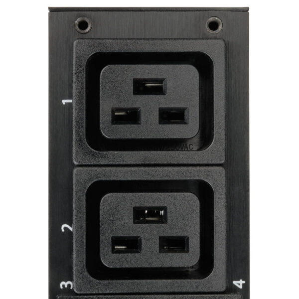 7e96ecb1cdc972679271ce572ccba174 Eaton 3.7kW Single-Phase 208/230V Monitored PDU - LX Platform, 18 C13, 2 C19 Outlets, C20 / L6-20P Inputs, 0U 900mm Height, TAA