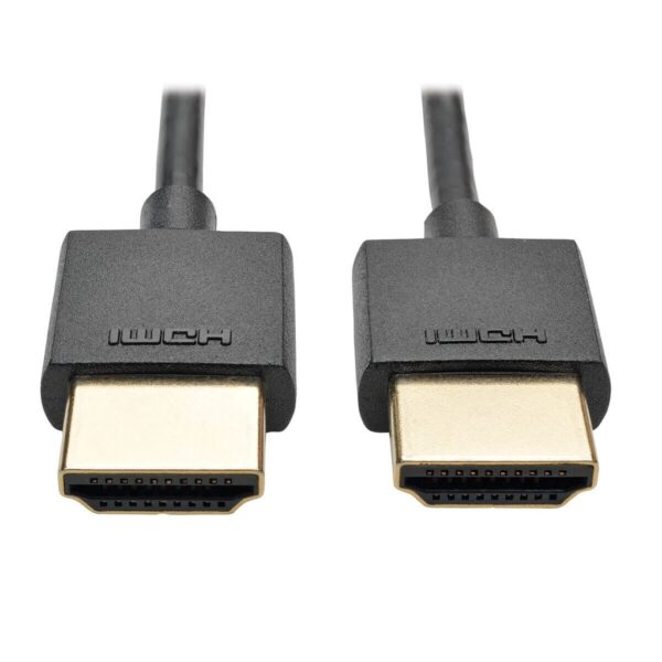 Tripp Lite series Slim High-Speed HDMI Cable with Ethernet and Digital Video with Audio, UHD 4K 60Hz (M/M), 6 ft. (1.83 m)