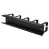 7eda61a3767d1d8c5445825e0cd1f09d Tripp Lite series Horizontal Cable Manager - Metal Rings, Black, 2U