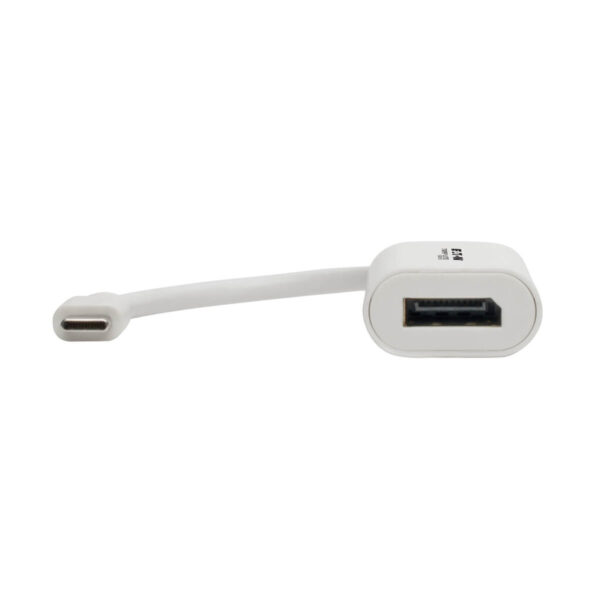7ee1b267b255746a954978e492a988e9 Tripp Lite series USB-C to Displayport 4K 60Hz Adapter, White
