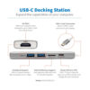 Tripp Lite series USB-C Dock - 4K HDMI, USB 3.x (5Gbps), USB-A Hub Ports, Memory Card, 60W PD Charging