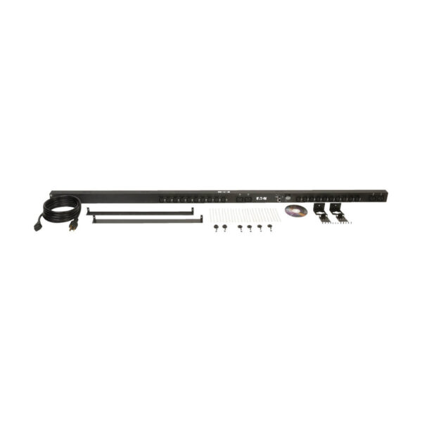 7f09fa1b634e1e37a6dc4b02511bfa21 Eaton 3.7kW Single-Phase Switched PDU - LX Interface, 208/230V Outlets (20 C13 & 4 C19), C20/L6-20P, 0U, TAA