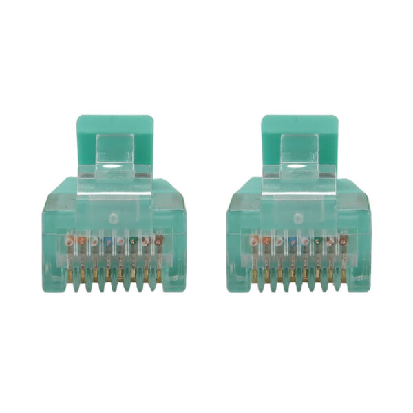 7f13935a31d5470612648794a6a0ad1b Tripp Lite series Cat6a 10G Snagless Molded Slim UTP Ethernet Cable (RJ45 M/M), PoE, Aqua, 7 ft. (2.1 m) - N261-S07-AQ