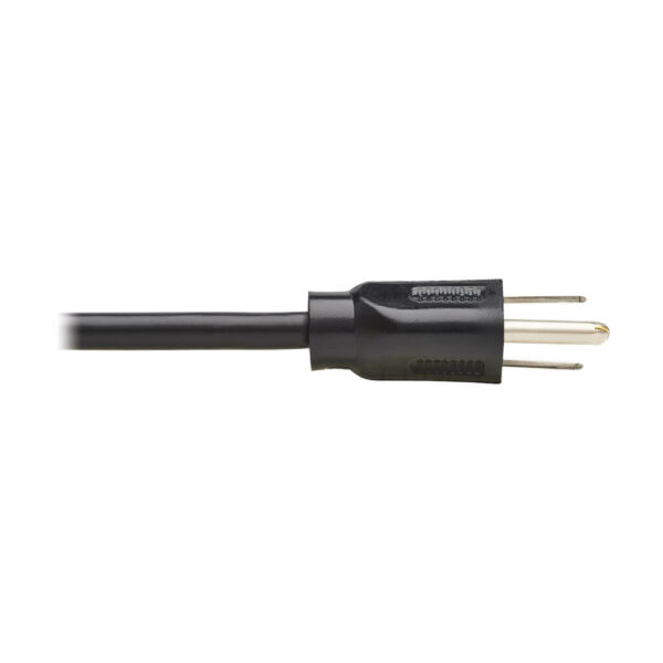 7f322ca9db439ef54275b6901d536ba2 Tripp Lite series Computer Power Cord, NEMA 5-15P to C13 - 10A, 125V, 18 AWG, 1 ft. (0.31 m), Black