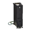 Tripp Lite series 8-Port Metal DIN-Rail Mounting Keystone Patch Panel with Grounding, Black/Silver, TAA