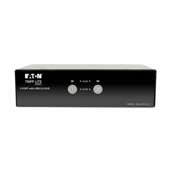 Tripp Lite series 2-Port DisplayPort KVM Switch with Audio, Cables and USB 3.0 SuperSpeed Hub