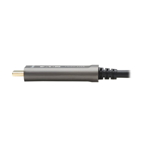 Tripp Lite series USB-A to USB-C AOC Cable (M/M) - USB 3.2 Gen 2 (10Gbps) Plenum-Rated Fiber Active Optical - Data Only, Black, 30 m (98 ft.)