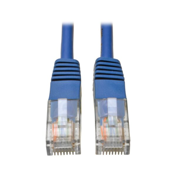 7fafe5d438ca98d0aa2c5aef82d44883 Tripp Lite series Cat5e 350 MHz Molded (UTP) Ethernet Cable (RJ45 M/M), PoE - Blue, 75 ft. (22.86 m)