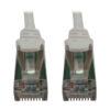 80318060cd1eed55e363ec397021384c Tripp Lite series Cat6a 10G Snagless Shielded Slim STP Ethernet Cable (RJ45 M/M), PoE, White, 1 ft. (0.3 m)