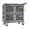 Tripp Lite series Multi-Device Charging Cart, 32 USB Ports, iPad and Android Tablets, Wall-Mount Option, Black