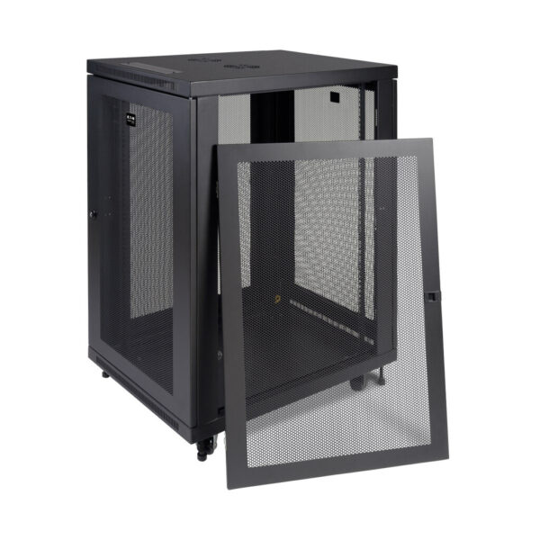 Tripp Lite series SmartRack 18U Mid-Depth Half-Height Rack Enclosure Cabinet
