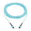 8073fb8dccd7915cf8f89abf0da9fc65 Tripp Lite series 100G Multimode 50/125 OM4 Fiber Optic Cable (12F MPO/MPO-PC F/F), Type-A Polarity, OFNP, Aqua, 10 m (32.8 ft.), TAA