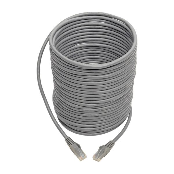 Tripp Lite series Cat6 Gigabit Snagless Molded (UTP) Ethernet Cable (RJ45 M/M), PoE, Gray, 35 ft. (10.67 m)
