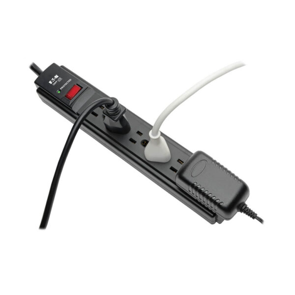 Tripp Lite series Protect It! 6-Outlet Surge Protector, 15 ft. Cord, 1200 Joules, Black Housing