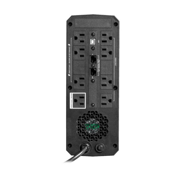 814ee97826d3a3f7787f9fbefbc26769 Tripp Lite series 1000VA 600W 120V Pure Sine Wave Gaming UPS Battery Backup - LCD, AVR, RGB LEDs, USB Charging, Tower
