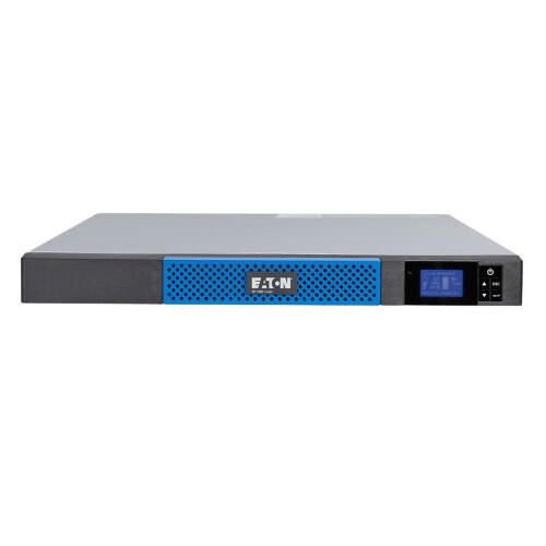 Eaton 5P 1440VA 1100W 120V Line-Interactive UPS, 5-15P, 5x 5-15R Outlets, Lithium-ion Battery, True Sine Wave, Cybersecure Network Card Option, 1U