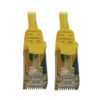 8169b5a65bc699a473b6bf8191b37531-2 Tripp Lite series Cat6a 10G Snagless Shielded Slim STP Ethernet Cable (RJ45 M/M), PoE, Yellow, 10 ft. (3.1 m)