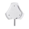 Tripp Lite series 5-Outlet Surge Protector Tower, 3x USB Ports (3.1A Shared), 6 ft. Cord, 5-15P Plug, 1200 Joules, White