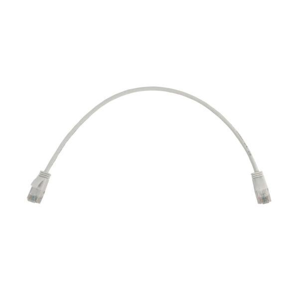 81826dbb526fc2a7b34994b3dbab4139 Tripp Lite series Cat6a 10G Snagless Molded Slim UTP Ethernet Cable (RJ45 M/M), PoE, White, 1 ft. (0.3 m)