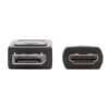 821420145b7e5a2ee43f5d2e4514f320-1 Tripp Lite series DisplayPort 1.2 to HDMI Active Adapter Cable (M/M), 4K 60 Hz, HDR, Secure-Grip Plugs, Black, 15 ft. (4.6 m), TAA
