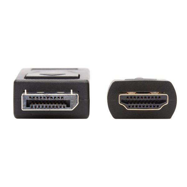 821420145b7e5a2ee43f5d2e4514f320-2 Tripp Lite series DisplayPort 1.2 to HDMI Active Adapter Cable (M/M), 4K 60 Hz, HDR, Secure-Grip Plugs, Black, 10 ft. (3.1 m), TAA