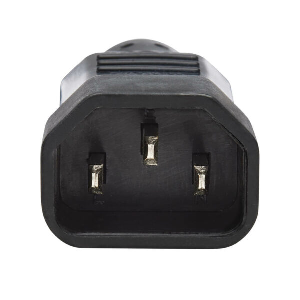 Tripp Lite series Power Cord Y Splitter, C14 to 2x NEMA 5-15R - 13A, 125V, 16 AWG, 18 in. (46 cm), Black